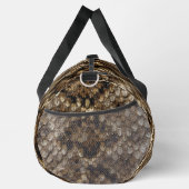 Faux Rattlesnake Snakeskin Duffle Bag (Rechts)