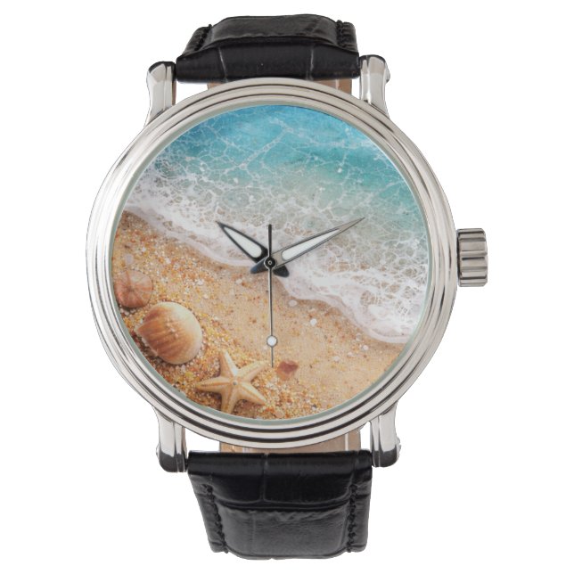 Faux resin ocean ewatch watch armbanduhr (Vorderseite)