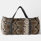 Faux Reticulated Python Snake Skin Duffle Bag (Vorderseite)