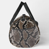 Faux Reticulated Python Snake Skin Duffle Bag (Rechts)
