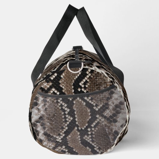 Faux Reticulated Python Snake Skin Duffle Bag (Rechts)