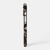 Faux Reticulated Python Snake Skin iPhone 16 Hülle (Linke Seite)
