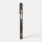 Faux Rock Python Snake Skin iPhone 16 Hülle (Linke Seite)