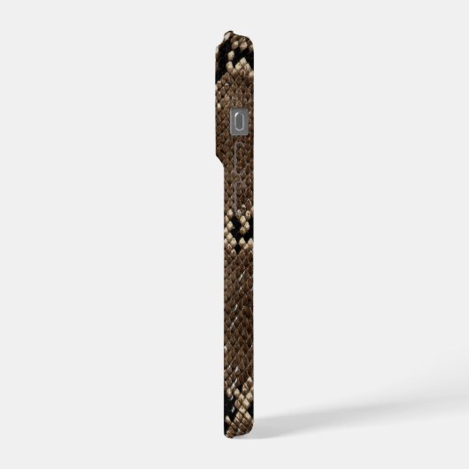 Faux Rock Python Snake Skin iPhone Hülle (Linke Seite)