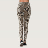 Faux Rock Python Snake Skin Leggings (Rückseite)