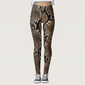 Faux Rock Python Snake Skin Leggings (Vorderseite)
