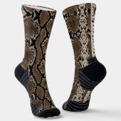 Faux Rock Python Snakeskin Socken (Gewinkelt)