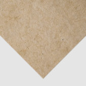 Faux Rustic Tan Kraft Paper Look Seidenpapier (Detail)