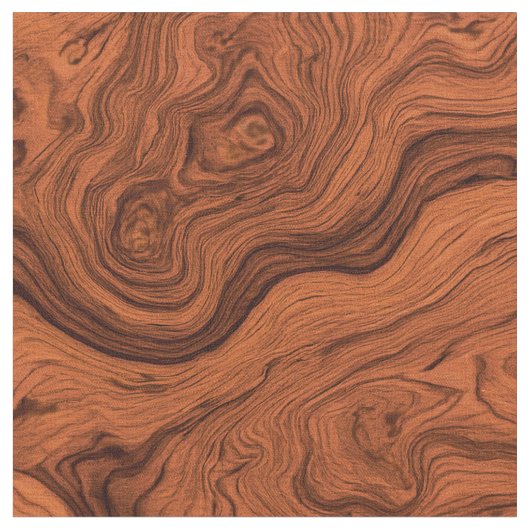 Faux Rustic Walnut Pattern  Stoff (Nahaufnahme)