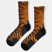 Faux Siberian Tiger Skin Socken (Links)