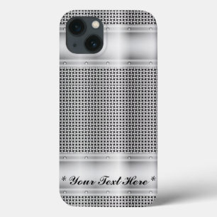 Faux-Silber-Metallmuster iPhone X Hülle