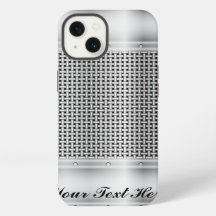 Faux-Silber-Metallmuster iPhone X Hülle
