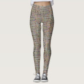 faux texture with dots pattern leggings (Vorderseite)