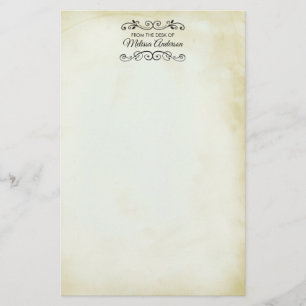 Faux-Vintage-Pergament im Western-Stil Briefpapier