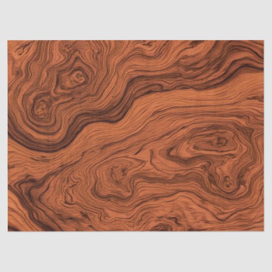 Faux Walnuss-Muster  Seidenpapier (Vorderseite)