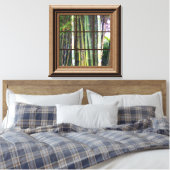 Faux Window Scene Bamboo View Canvas Wall Art Leinwanddruck (Insitu (Schlafzimmer))