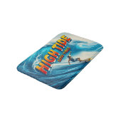 Faux Wrapped Canvas Print Badematte (Schrägansicht)