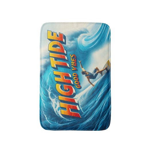 Faux Wrapped Canvas Print Badematte (Vorderseite Vertikal)