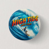 Faux Wrapped Canvas Print Button (Vorderseite)