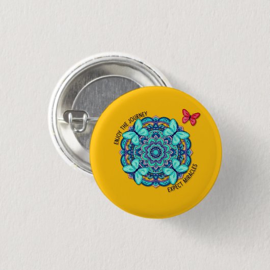 Faux Wrapped Canvas Print Button (Vorne & Hinten)