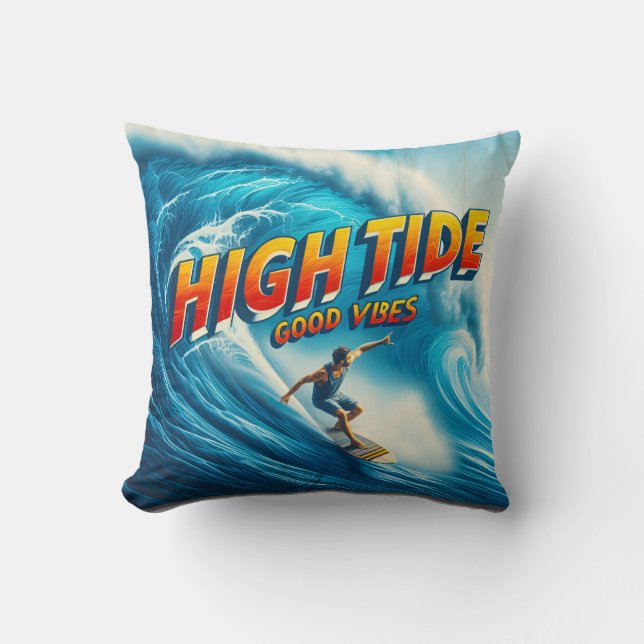 Faux Wrapped Canvas Print Kissen (Vorderseite)