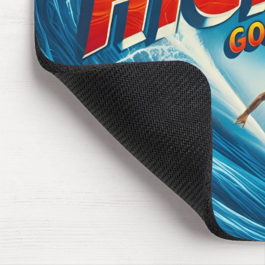 Faux Wrapped Canvas Print Mousepad (Ecke)