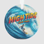 Faux Wrapped Canvas Print Ornament (Rückseite)