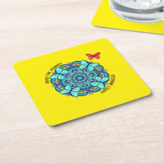 Faux Wrapped Canvas Print Rechteckiger Pappuntersetzer (angewinkelt)