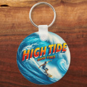 Faux Wrapped Canvas Print Schlüsselanhänger (Rückseite)