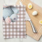 Faux Yarn Notch-Hook Koala Christmas Design Geschirrtuch (Viertel Falte)