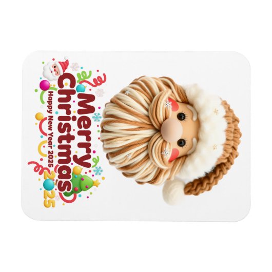 faux yarn pattern, notch-hook style, textured magnet (Horizontal)