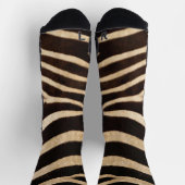 Faux Zebra Skin Socken (Oben)