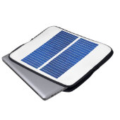 FauxSolar-Zellenladeplatten Laptop-Sieb Laptopschutzhülle (Vorne Knopf)