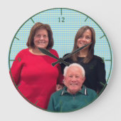 "Fave People" oder "Clock" Große Wanduhr (Vorderseite)