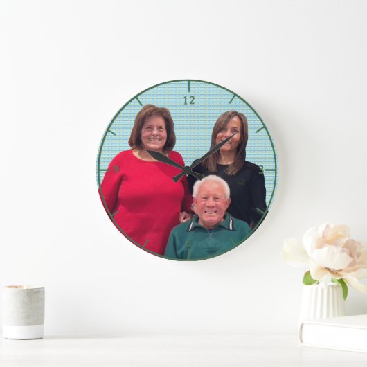 "Fave People" oder "Clock" Große Wanduhr (Zuhause)