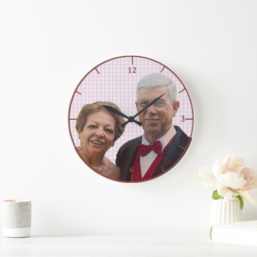 "Fave People" oder "Clock" Große Wanduhr (Zuhause)