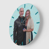 "Fave People" oder "Clock" Große Wanduhr (Winkel)