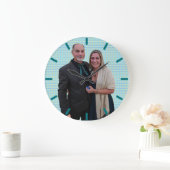 "Fave People" oder "Clock" Große Wanduhr (Zuhause)