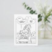 Fave Teacher Postkarte (Stehend Vorderseite)