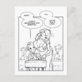 Fave Teacher Postkarte (Vorderseite)