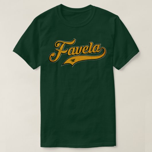 Favela aus Brasilien T-Shirt (Design vorne)