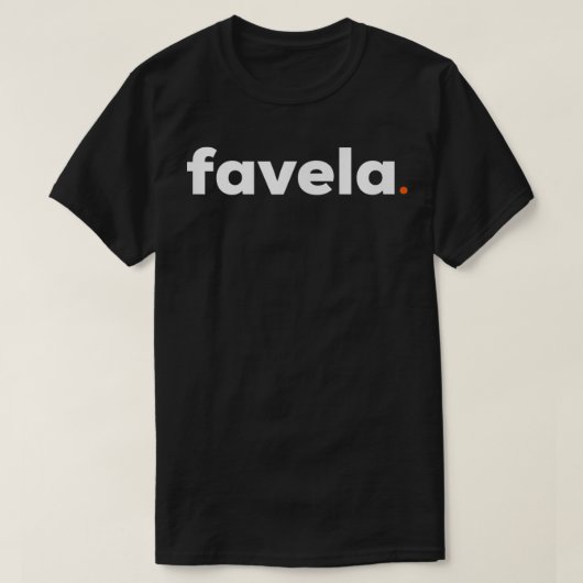 Favela Brasil Rio de Janeiro Brasilien Gif T-Shirt (Design vorne)