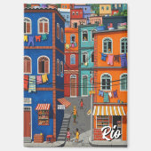 Favelas in Rio de Janeiro Magnet (Vorderseite)