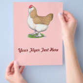 Faverolle Hen Flyer (Hand)