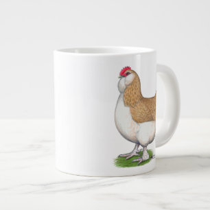 Faverolle Henne Jumbo-Tasse
