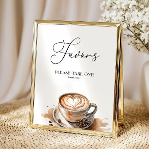 Favor Baby Braut Baby Is Brewing Kaffee Baby Showe Poster