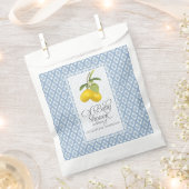 Favor Baby Shower Boy Boho Farmhouse Lemon Blue Geschenktütchen (Ausgeschnitten)