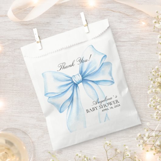 Favor Bag thank you Baby Shower. Geschenktütchen (Ausgeschnitten)