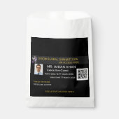 Favor Bags Baby Shower | Birthday | Elegant Geschenktütchen (Vorderseite)