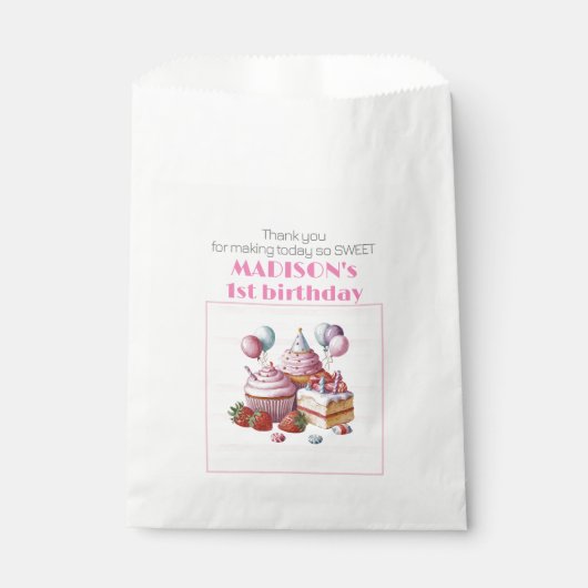 Favor Bags Geschenktütchen (Vorderseite)